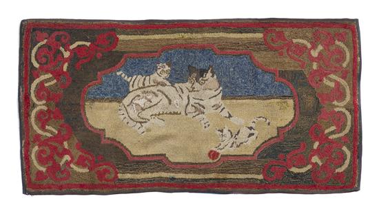 *An American Hooked Rug of