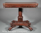 An American Inlaid and Carved