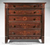 An American Inlaid Cherrywood