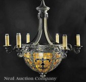 An American Leaded Glass and P