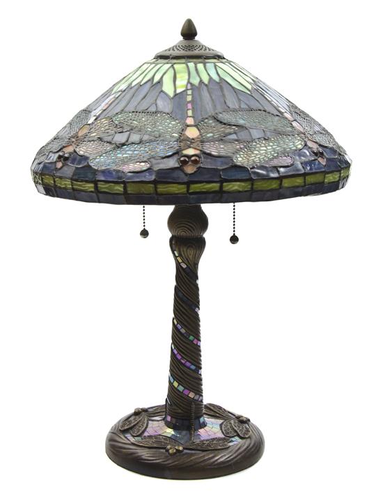 An American Leaded Glass and Cast