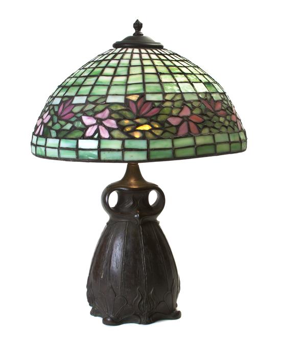 *An American Leaded Glass Table