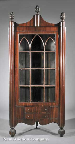 An American Mahogany Corner
