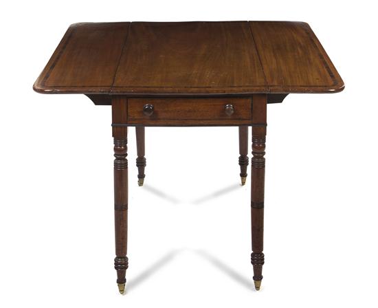 * An American Mahogany Drop-Leaf