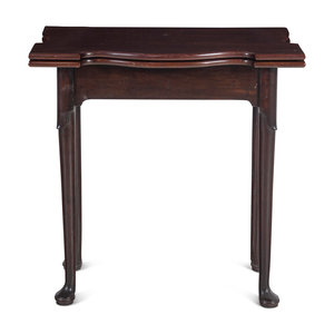 An American Mahogany Flip Top