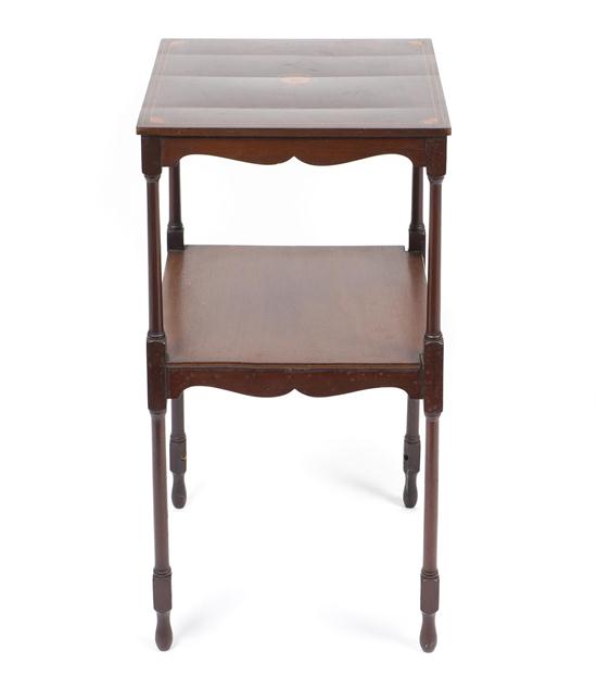An American Mahogany Inlaid Side