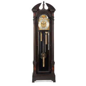 An American Mahogany Nine-Tube Tall