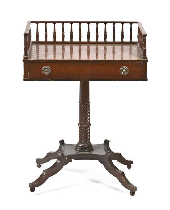 An American Mahogany Occasional
