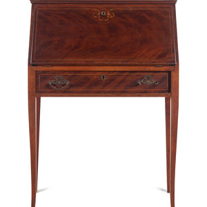An American Mahogany Slant-Front