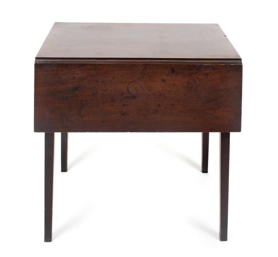 An American Mahogany Tea Table