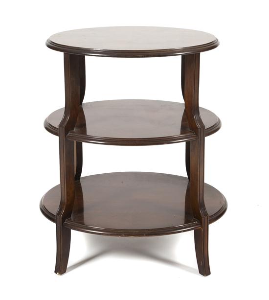 An American Mahogany Whatnot