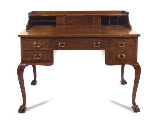 * An American Mahogany Writing Desk