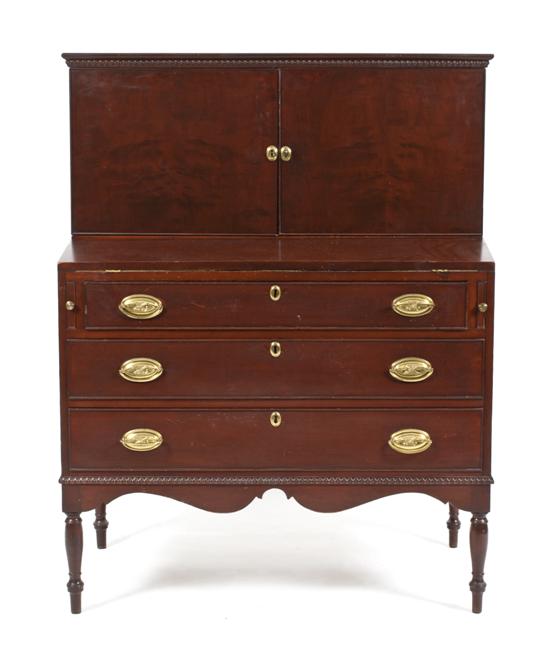 An American Mahogany Writing Desk