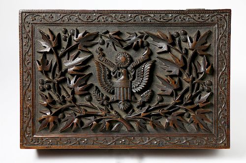 AN AMERICAN MASTERFULLY CARVED