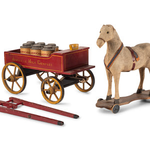 An American Milk Company Horse