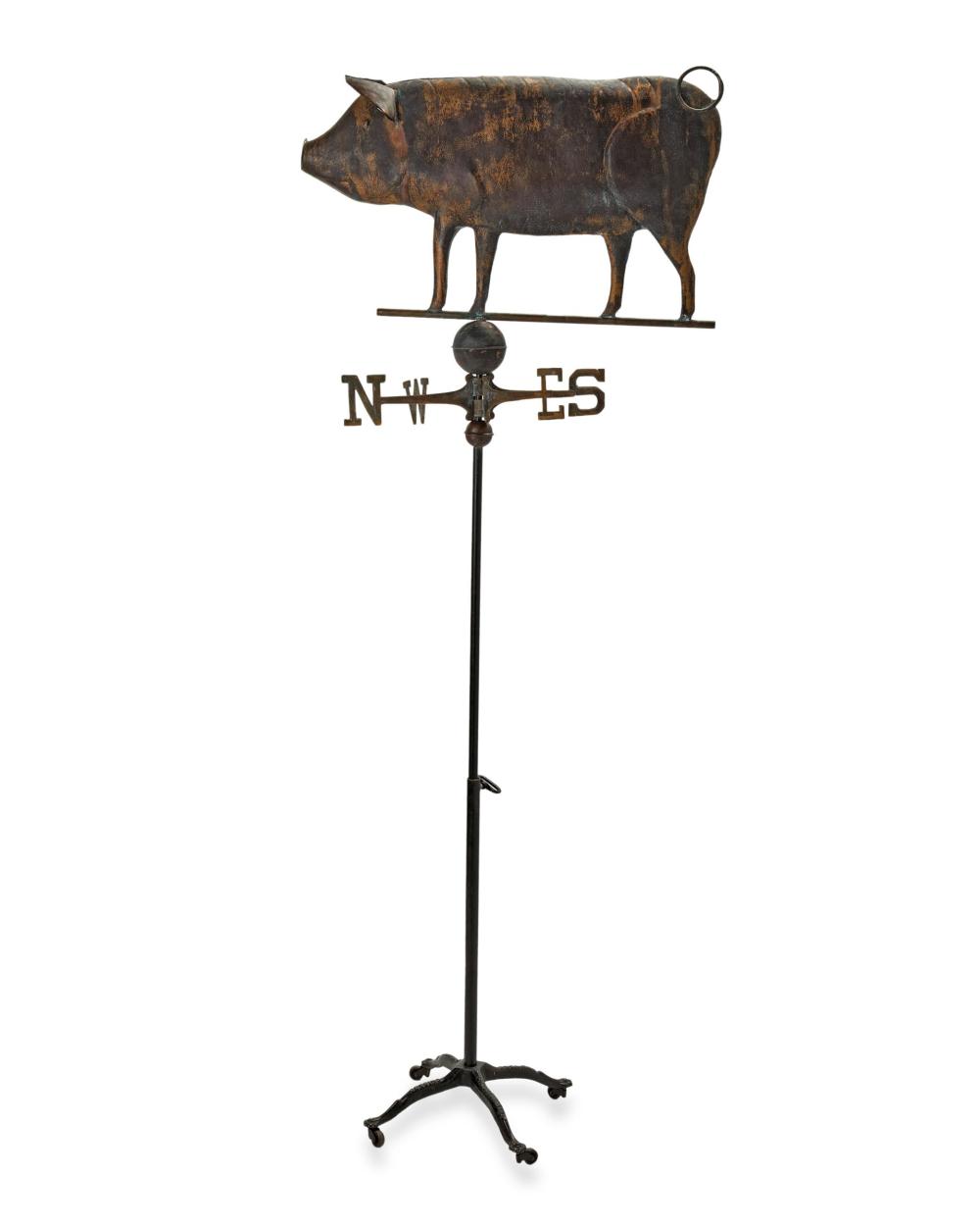 AN AMERICAN MOLDED COPPER PIG