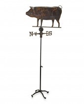 AN AMERICAN MOLDED COPPER PIG