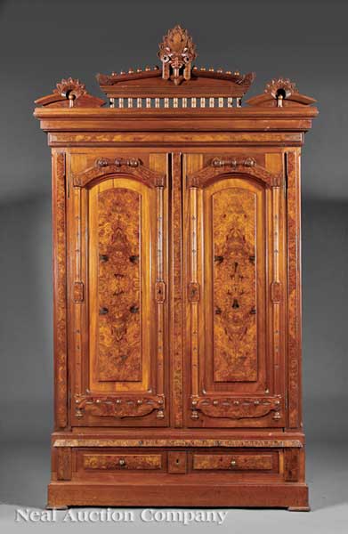 An American Neo-Grec Carved and