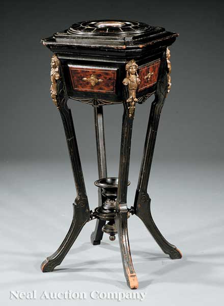 An American Neo-Grec Ebonized and