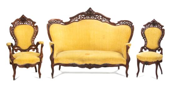 An American Nine Piece Rosewood