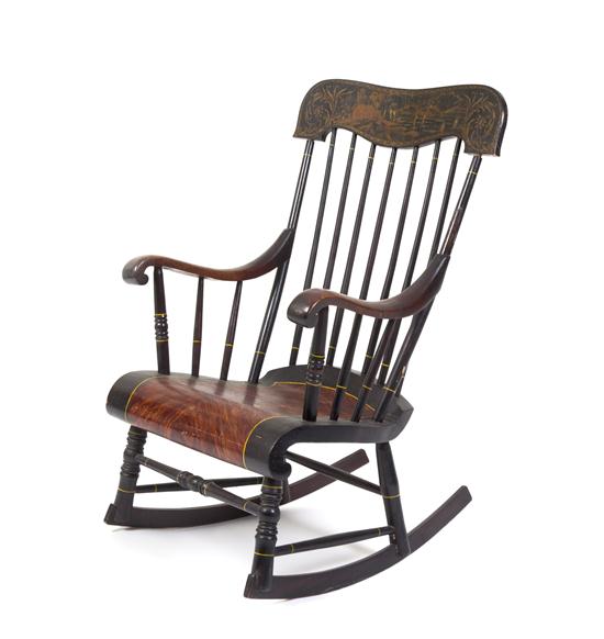 An American Painted Mahogany