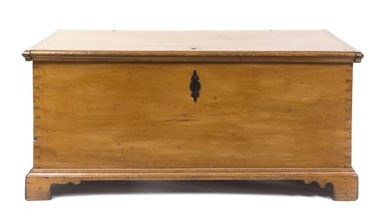 An American Pine Chest having a