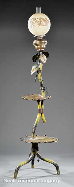 An American Polychrome Bronze and
