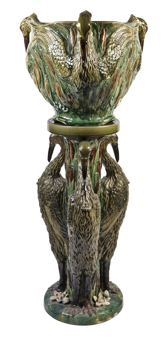 An American Pottery Jardiniere on