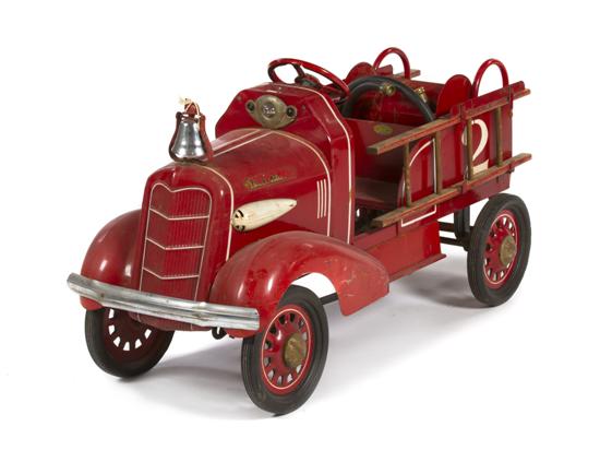 An American Pressed Metal Pedal Car