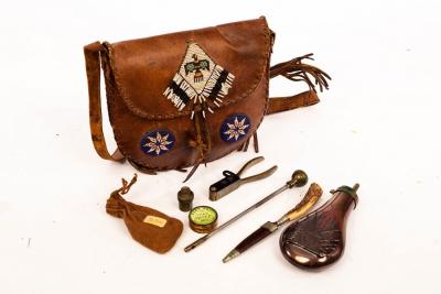 An American rawhide shooters
