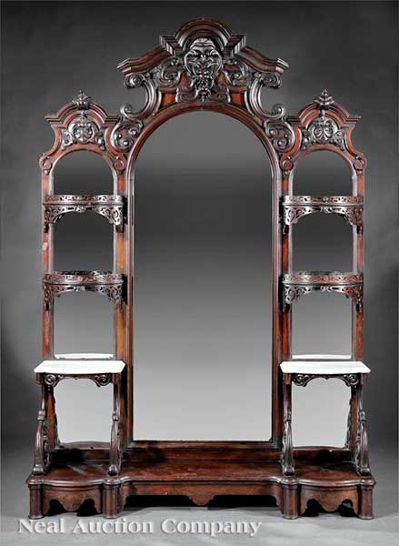 An American Rococo Carved and