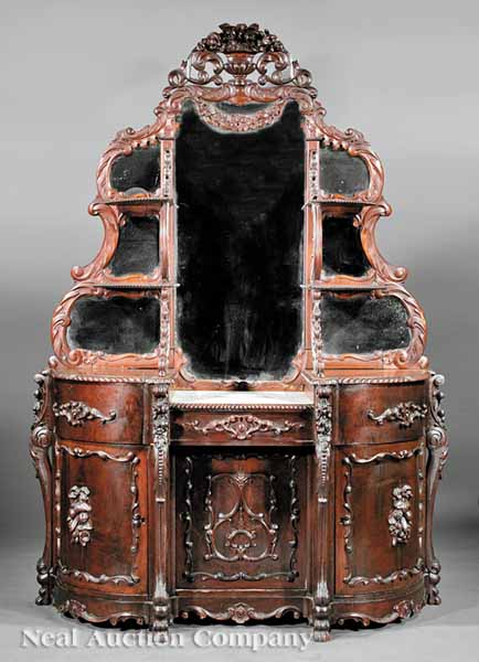 An American Rococo Carved