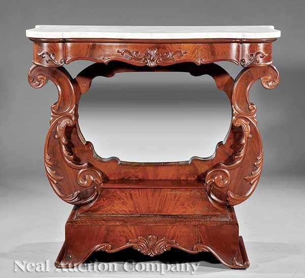 An American Rococo Carved