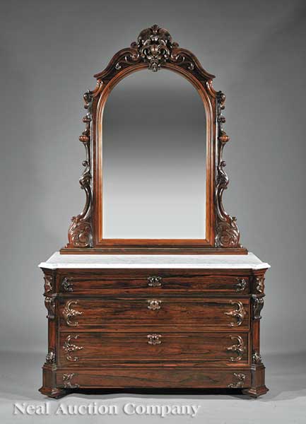 An American Rococo Carved