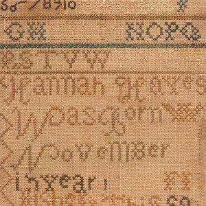 An American Sampler 18th Century 12