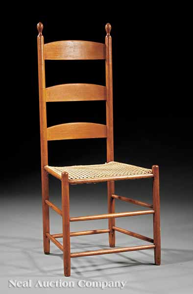 An American Shaker Maple Side Chair