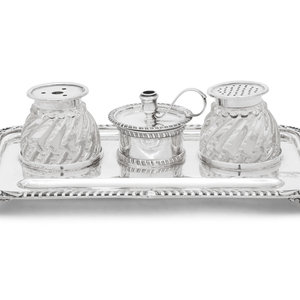 An American Silver and Cut Glass