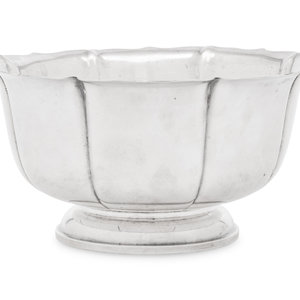 An American Silver Bowl Fisher