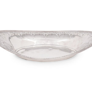 An American Silver Bread Basket