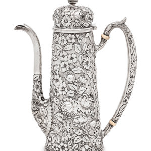 An American Silver Coffee Pot
