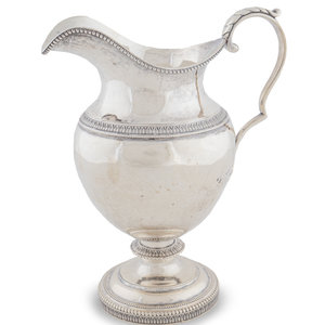 An American Silver Creamer