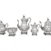 An American Silver Five-Piece