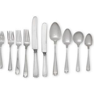 An American Silver Flatware Service