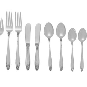 An American Silver Flatware Service