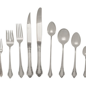 An American Silver Flatware Service