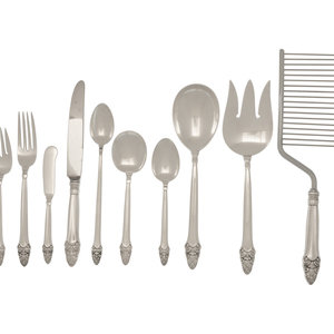 An American Silver Flatware Service