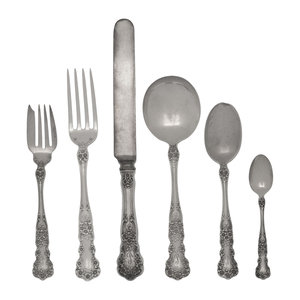 An American Silver Flatware Service