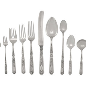 An American Silver Flatware Service