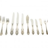 An American Silver Flatware Se