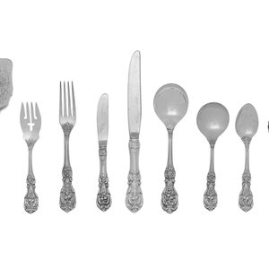 An American Silver Flatware Service